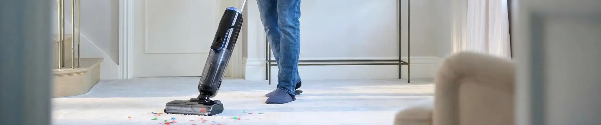 Combo mop-aspirator